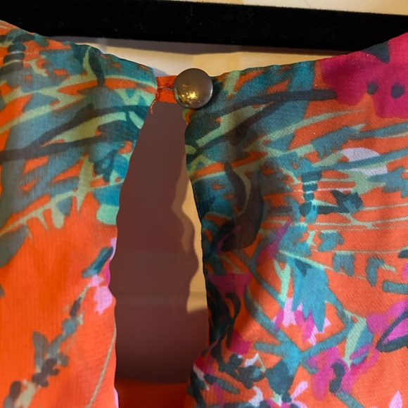 WALLIS MAXI DRESS FLORAL PATTERN, FULLY LINED - Picture 4 of 7